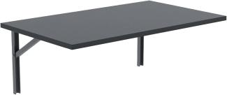 80x35 | Wandklapptisch Klapptisch Wandtisch Küchentisch Schreibtisch Kindertisch | ANTHRAZIT