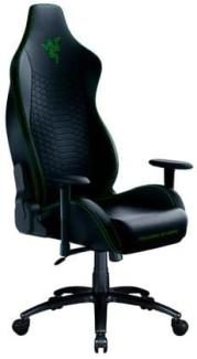 Razer Iskur X - Ergonomischer Gaming Stuhl (Schreibtischstuhl / Bürostuhl, Ergonomisches Design, Mehrlagiges Kunstleder, Polster aus hoch verdichtetem Schaumstoff) Schwarz - Grün