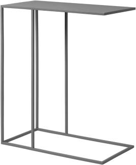 Blomus Beistelltisch FERA, Tisch, Stahl pulverbeschichtet, Steel Gray, 50 x 25 cm, 66014