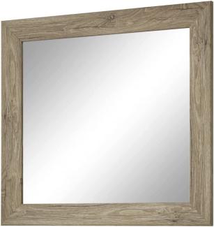 Garderobe Spiegel Wandspiegel Hängespiegel Diele ca. 80 x 75 cm Eiche dunkel
