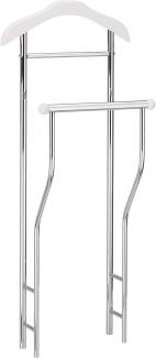 HAKU Möbel Herrendiener - Garderobenständer in Weiß, Höhe 110 cm