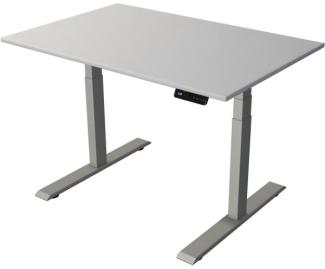 Kerkmann Steh-/Sitztisch Move 2 elektrisch Fuß silber 120x80x63-127cm