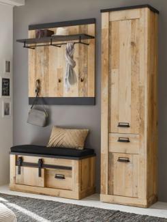 Garderobe Set 4-tlg. Stove in Old Style hell 164 x 201 cm