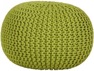 Stylefurniture Cottonball, Stoff, Kiwi, 55 x 55 x 37 cm