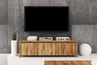 Lowboard TV-Schrank MAISON Buche massiv 150x43x45 cm