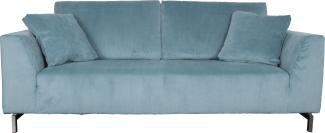 Dragon Rib - Sofa - Blau - 210x85x96,5cm