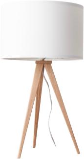 Tripod Wood - Tischlampe - Weiß/ Eiche