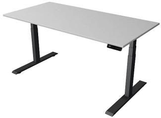 Kerkmann Schreibtisch Steh und Sitztisch MOVE 2 (B) 160 x (T) 80 cm lichtgrau