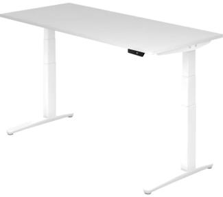 'XBHM19' Sitz-Steh-Schreibtisch elektrisch 180x80cm Weiß Weiß