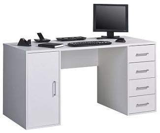 Maja Schreibtisch Maße 1500 x 750 x 670 mm weiß uni