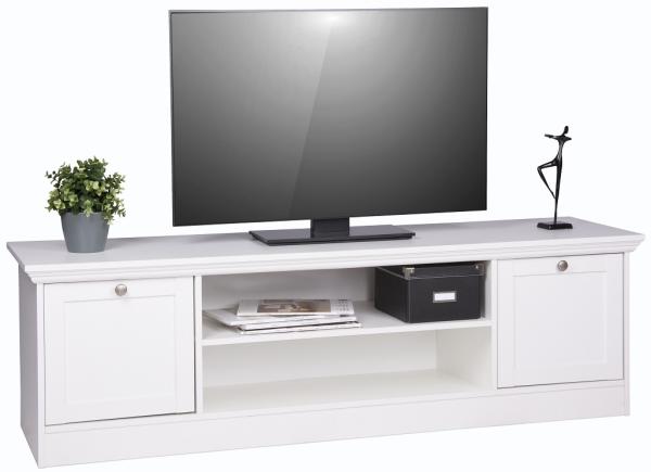 TV-Lowboard Landwood weiß 160 x 48 cm