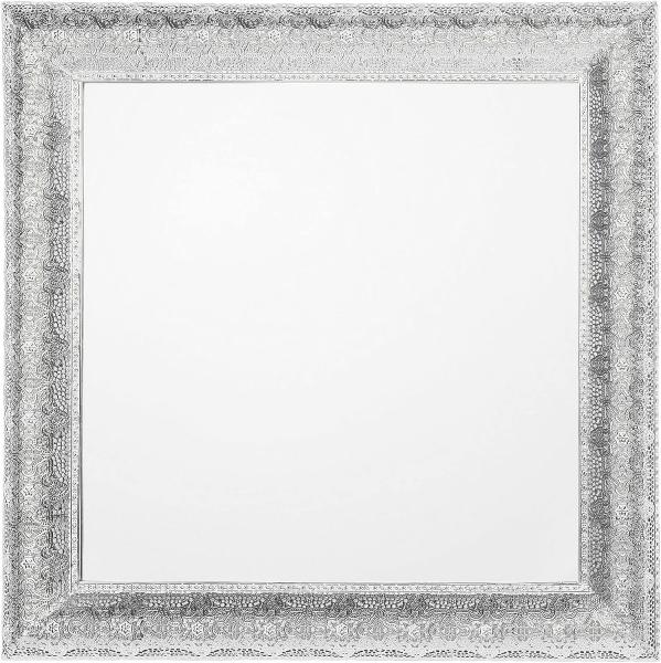 Wandspiegel silber quadratisch 65 x 65 cm CAVAN