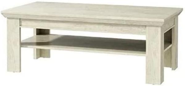 Couchtisch KASHMIR Beistelltisch Tisch in Pinie weiß 120 cm